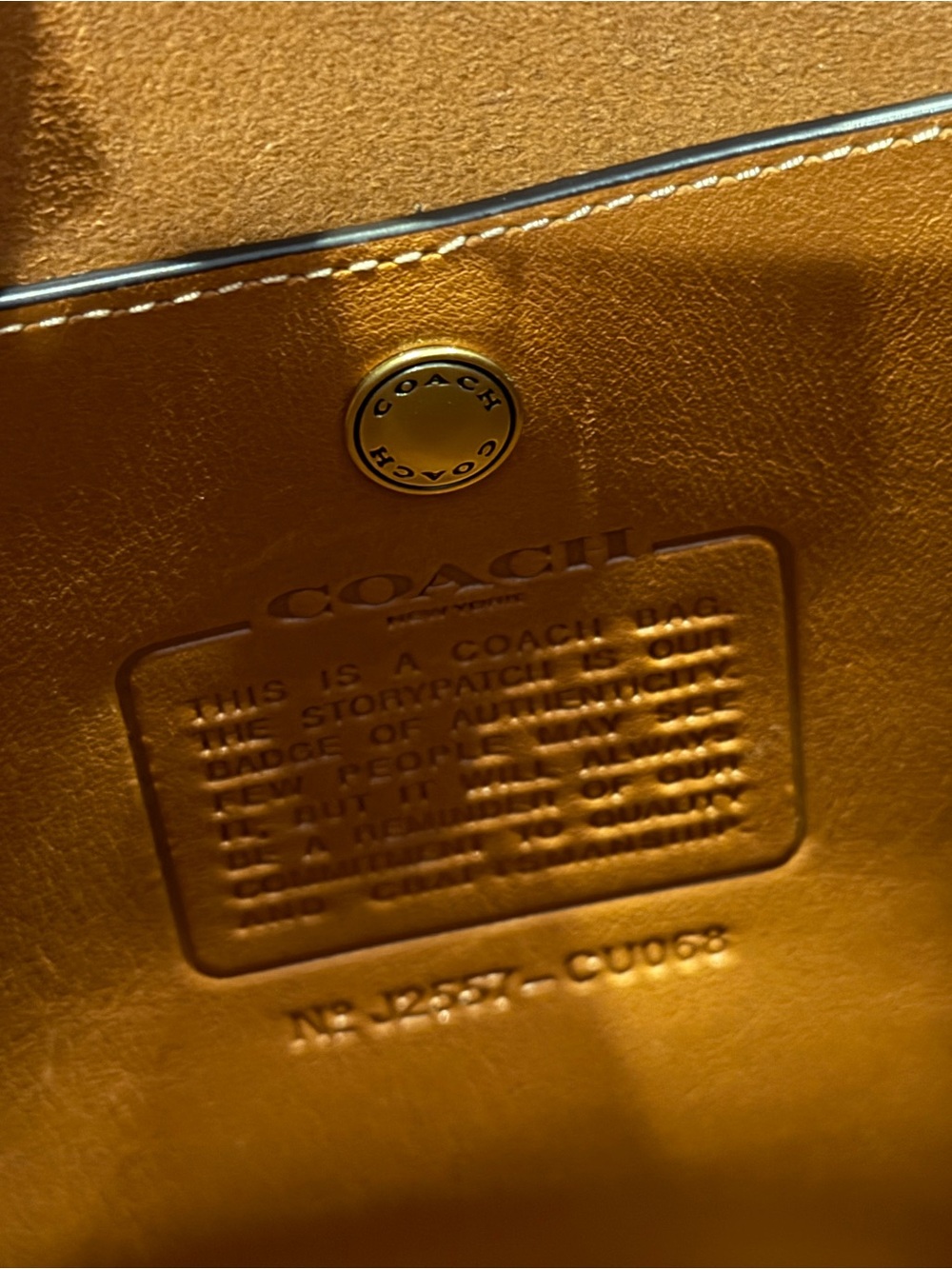 Coach Brooklyn 28 Shoulder Bag in Saddle Brown - Picture 8 of 9